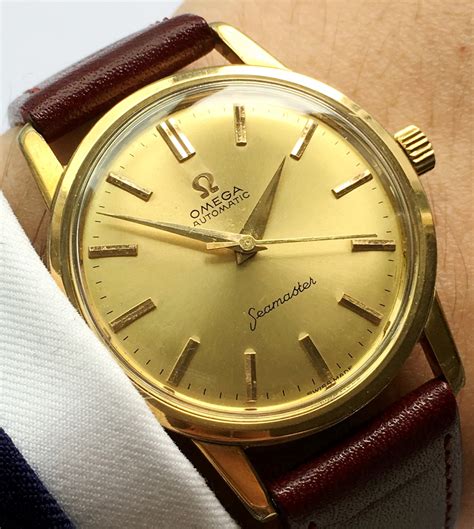 omega vintage seamaster gold|omega seamaster 120 vintage price.